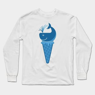 The whale of an ice cream Long Sleeve T-Shirt